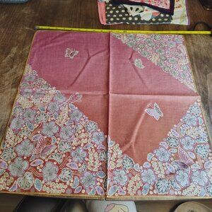 Vintage Japanese cotton scarf
